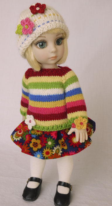 fall stripes 'n flowers 265 b