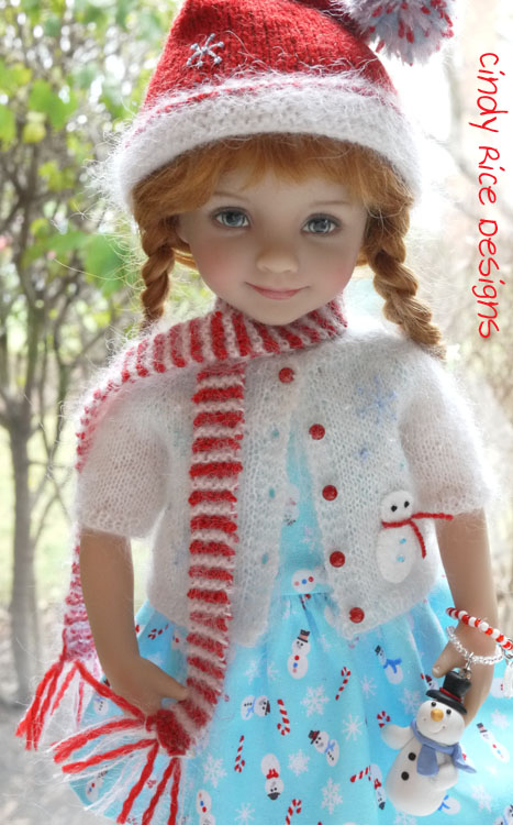 snowmen and candy canes 446