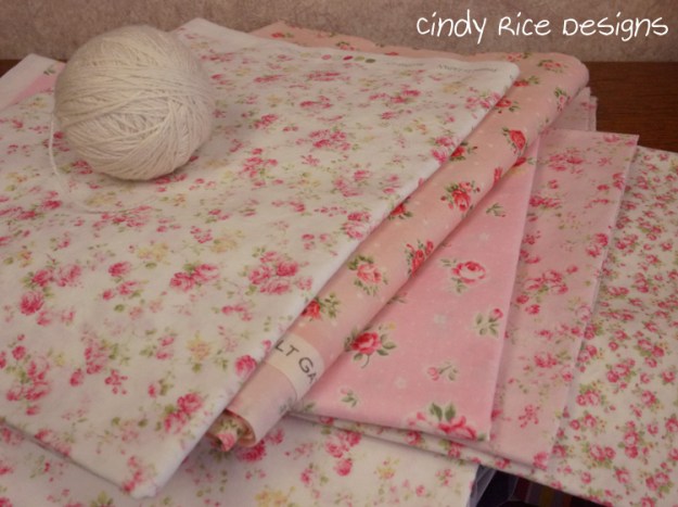 pink roses fabric 376