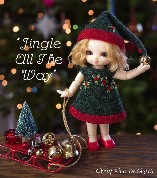 jingle all the way pukipuki doll dress hat set 232