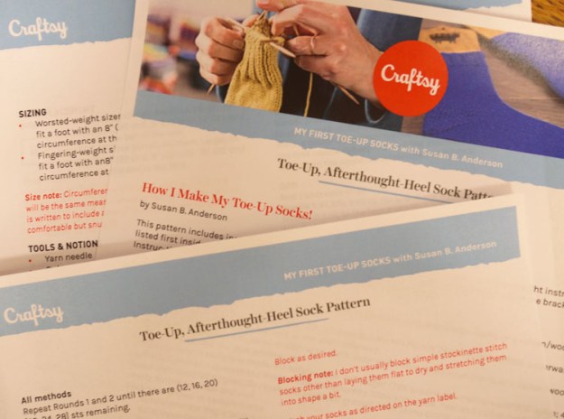 sock knitting class 350