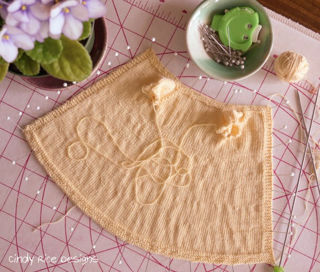 yellow sweater dress blocking 537