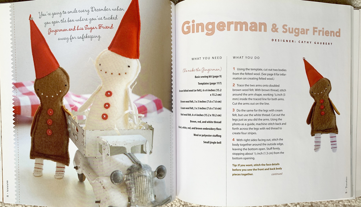 book fa la la la felt 5446