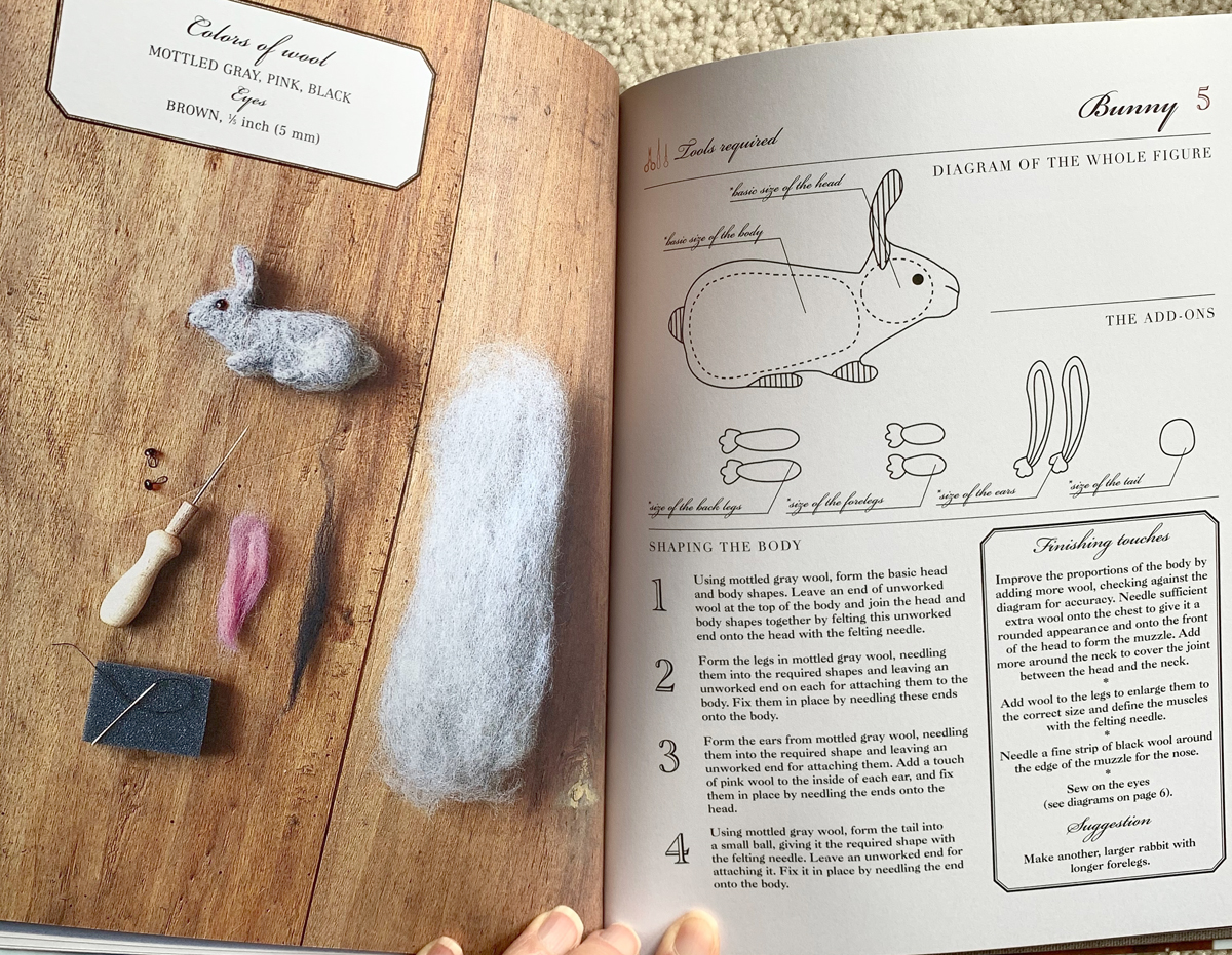 book little felt animals 5441